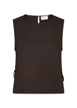 Neo Noir Svetlana linen Top