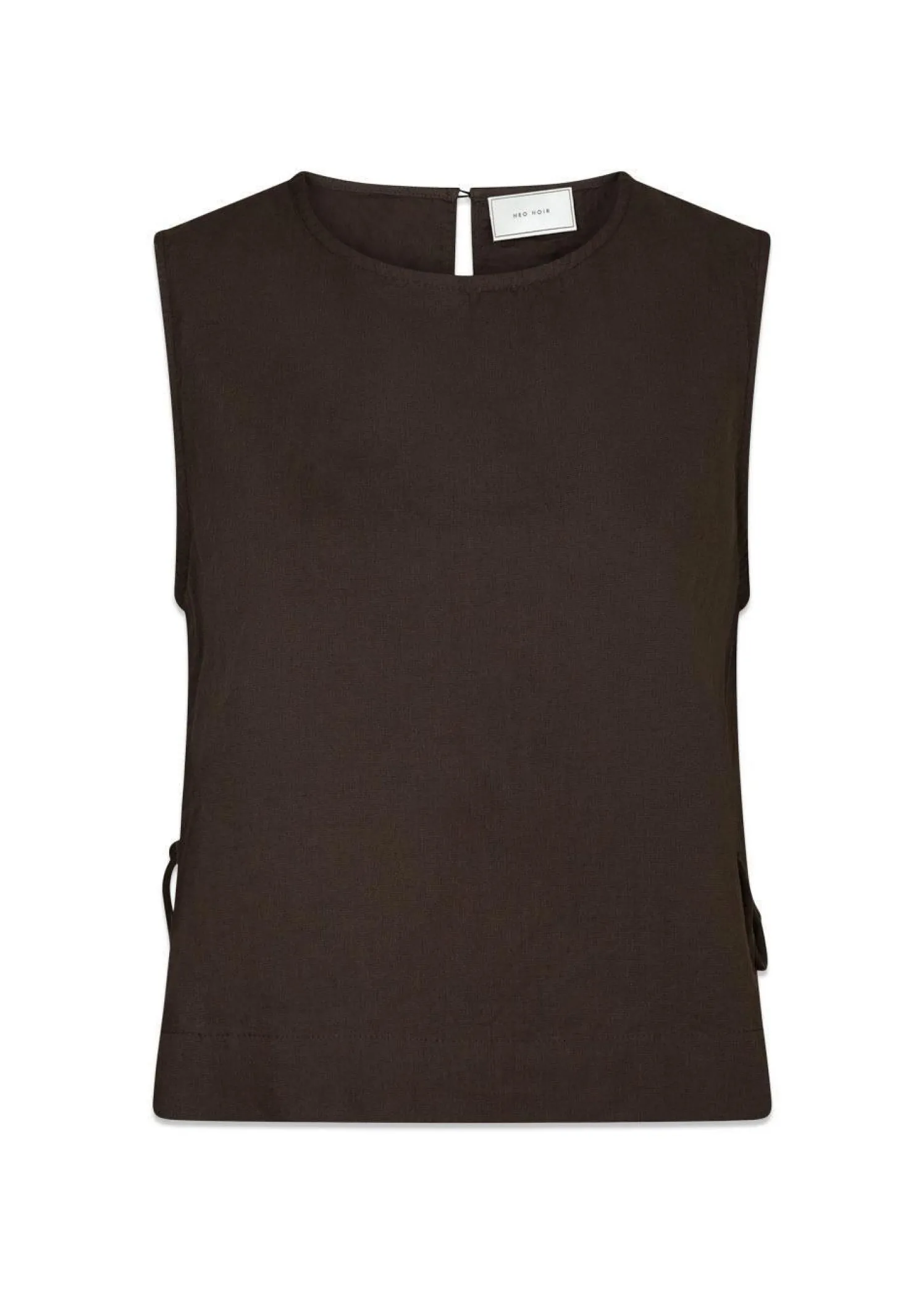 Neo Noir Svetlana linen Top