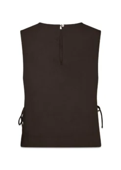Neo Noir Svetlana linen Top