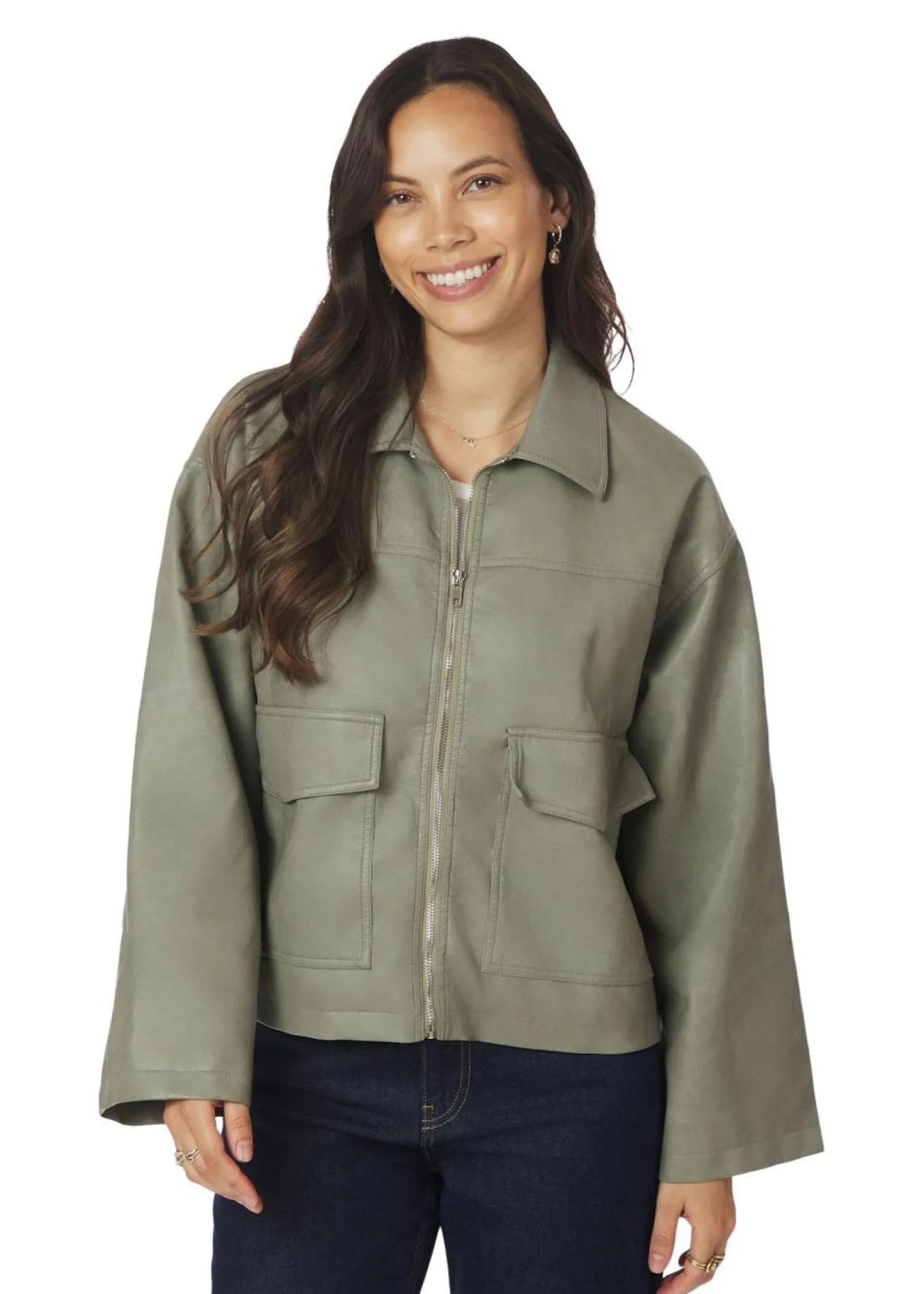 Neo Noir Titan Faux Leather Jacket