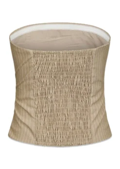 Neo Noir Tyree Melange Pinstripe Top
