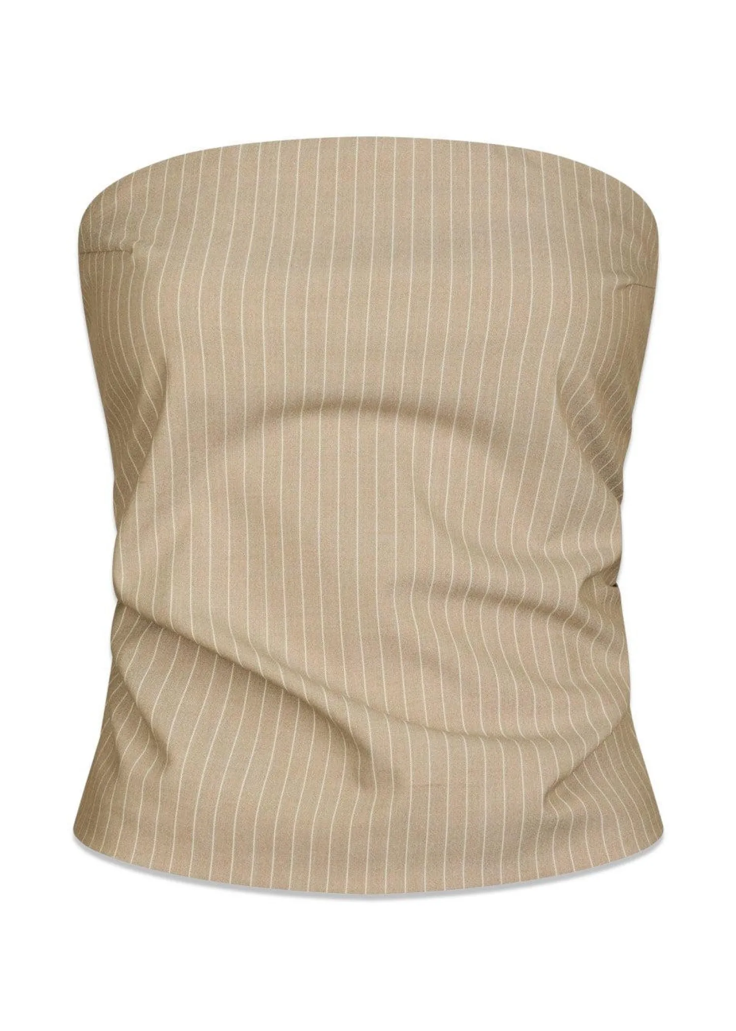 Neo Noir Tyree Melange Pinstripe Top