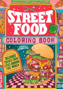 New Mags Street Food Coloring Book