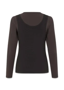 Oval Square Bibi Top Blouse