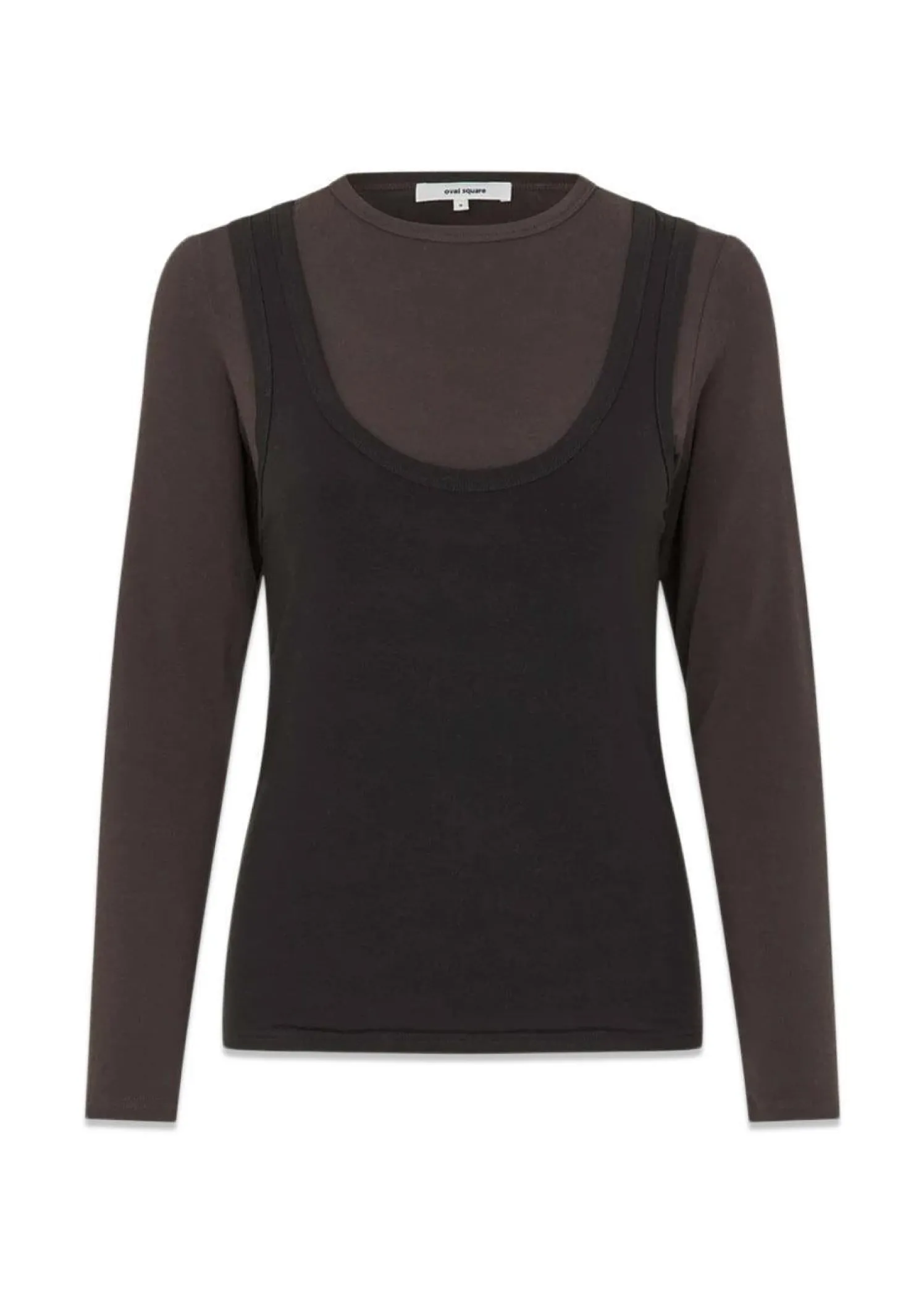 Oval Square Bibi Top Blouse