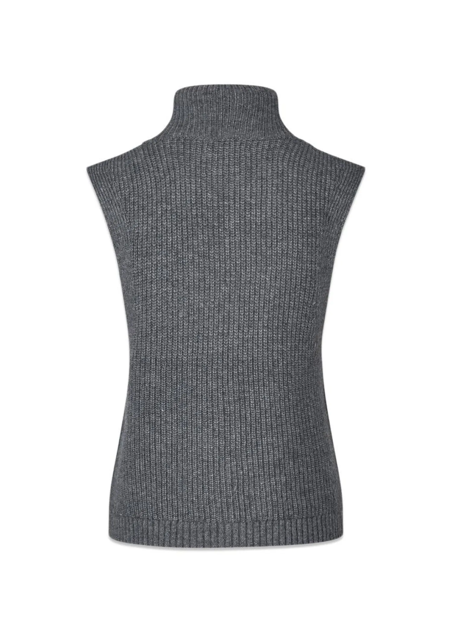 Oval Square Fave Knit Zip Vest