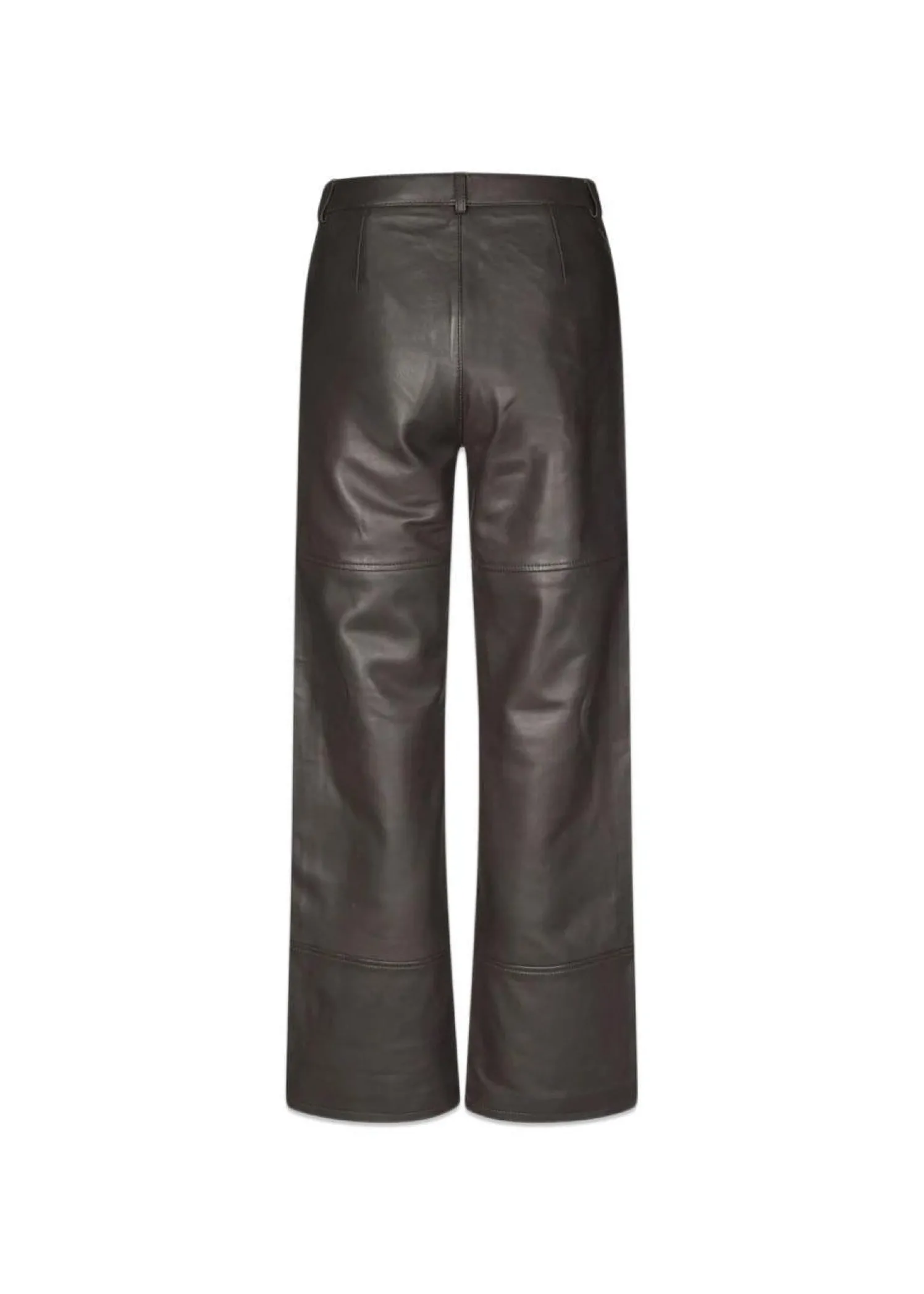 Oval Square Time Leather Trousers