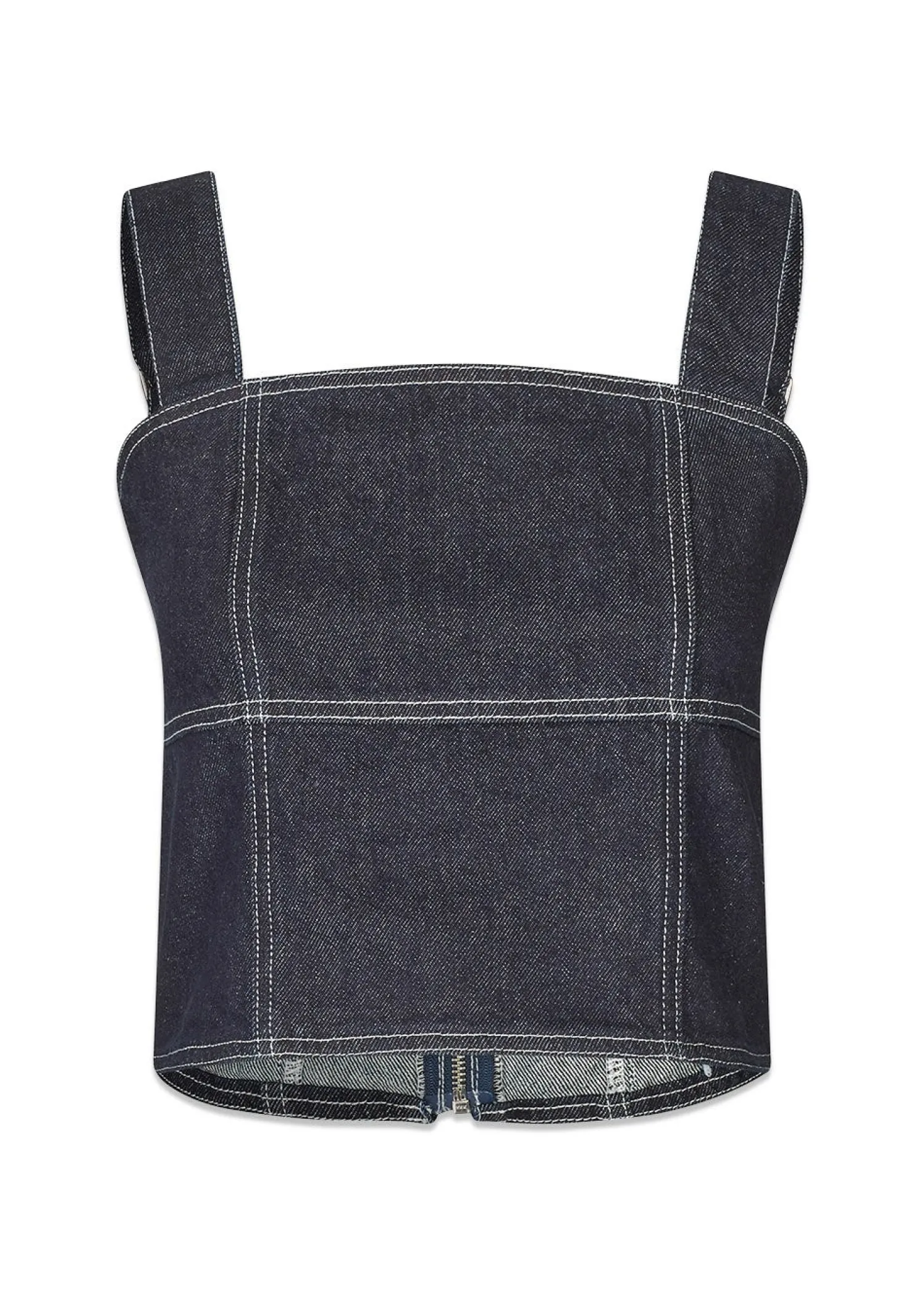 Oval Square Venice Denim Top