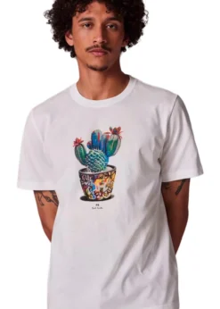 Paul Smith - PS Reg Fit T-Shirt Cactus