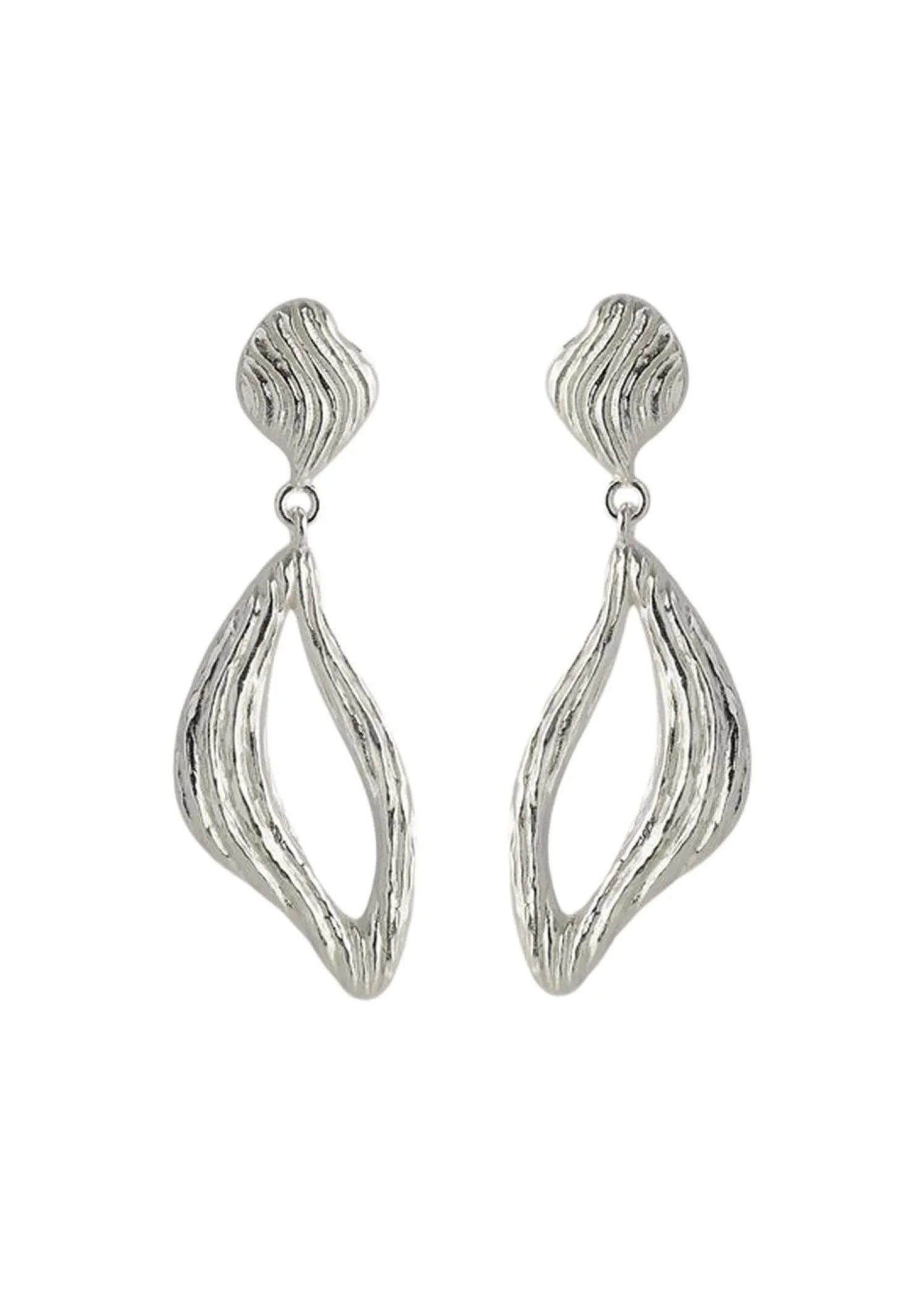 Pernille Corydon Flowing Dreams Earrings length 30 mm