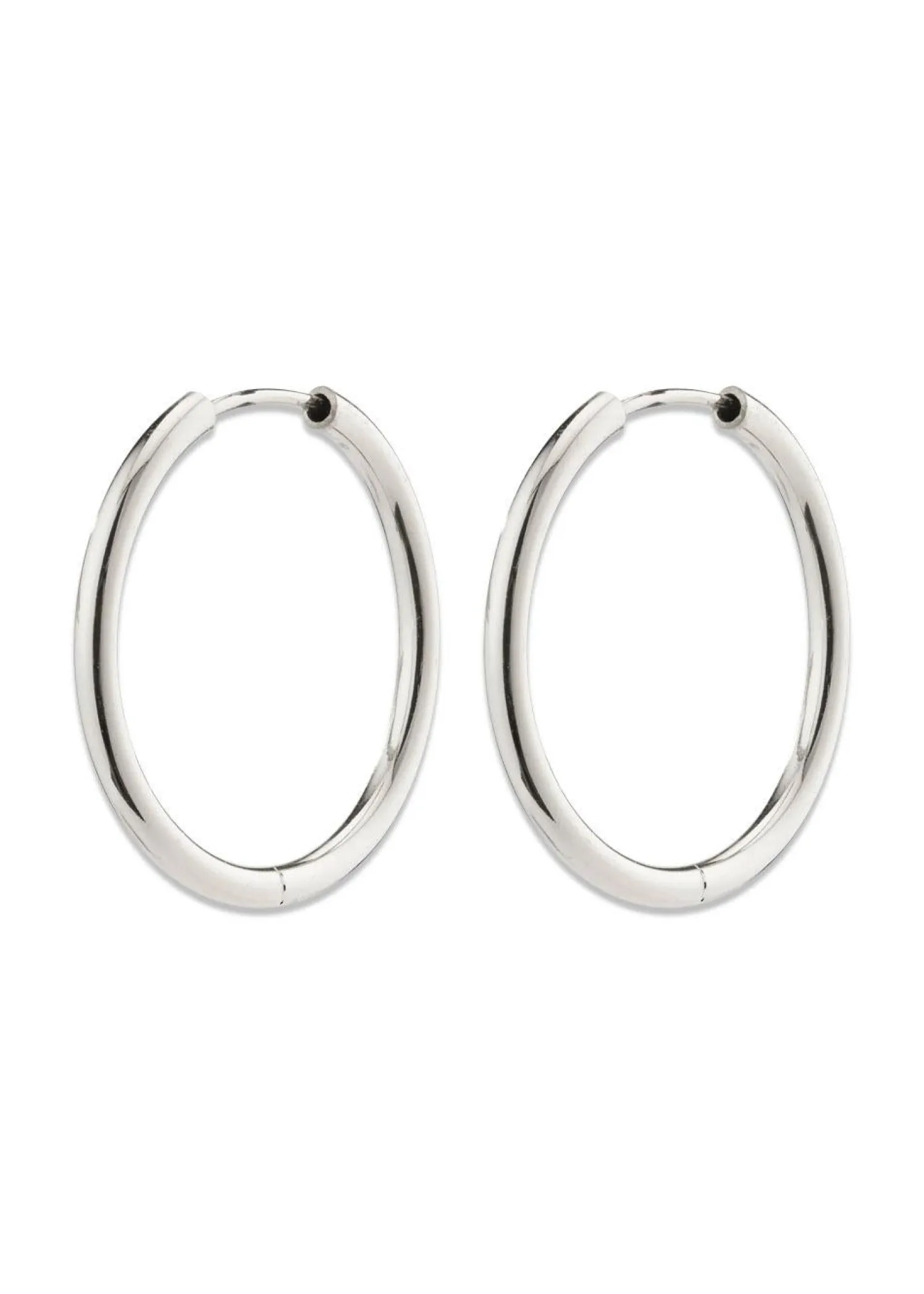 Pilgrim APRIL small hoop earrings silver-plated