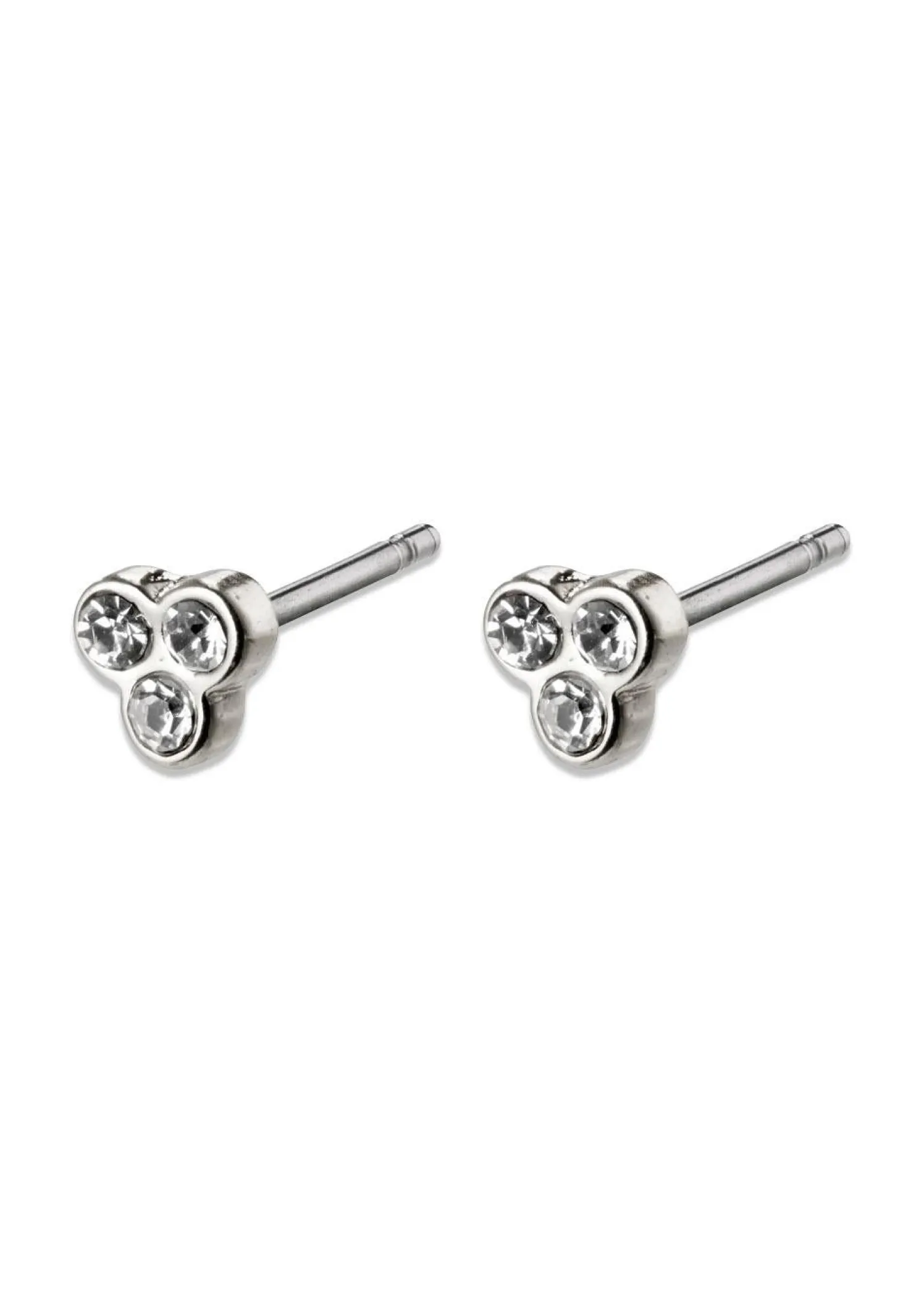 Pilgrim CAILY crystal earrings silver-plated