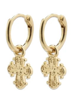 Pilgrim DAGMAR huggie hoop earrings gold-plated