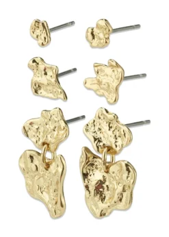 Pilgrim HORIZON earrings gold plated
