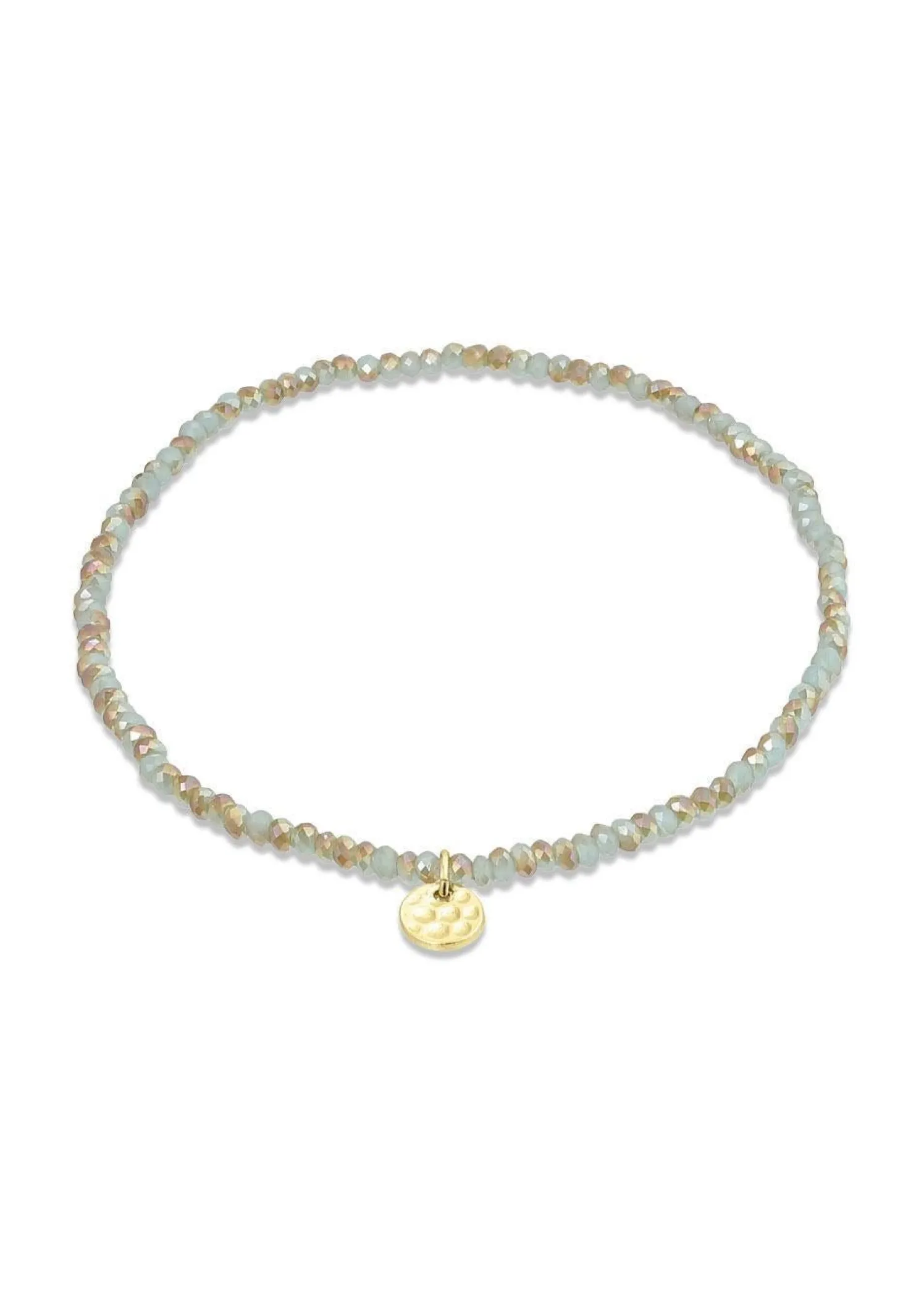 Pilgrim INDIE bracelet blue, gold-plated