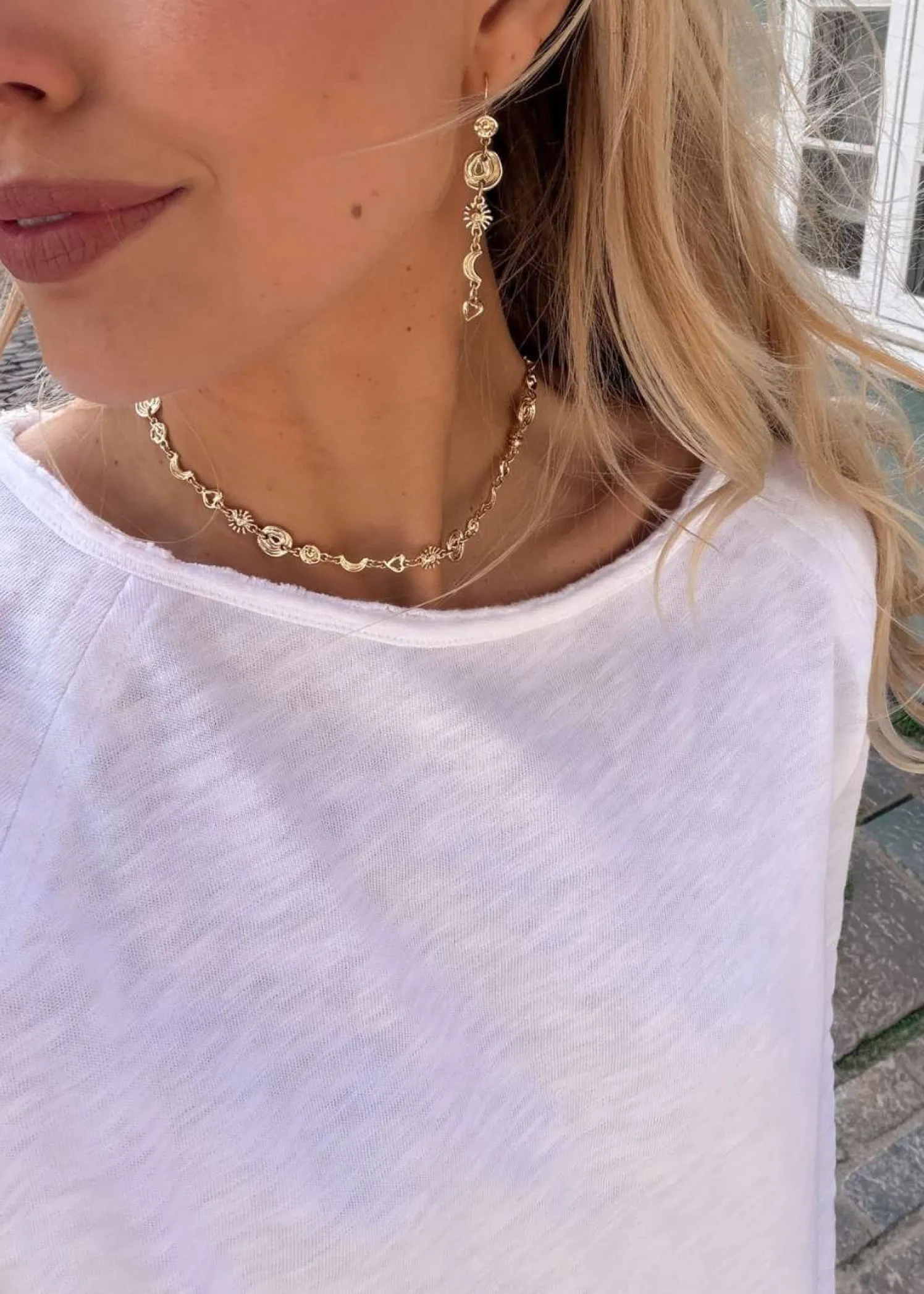 Pilgrim MISHA earrings gold-plated