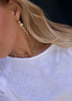 Pilgrim MISHA earrings gold-plated
