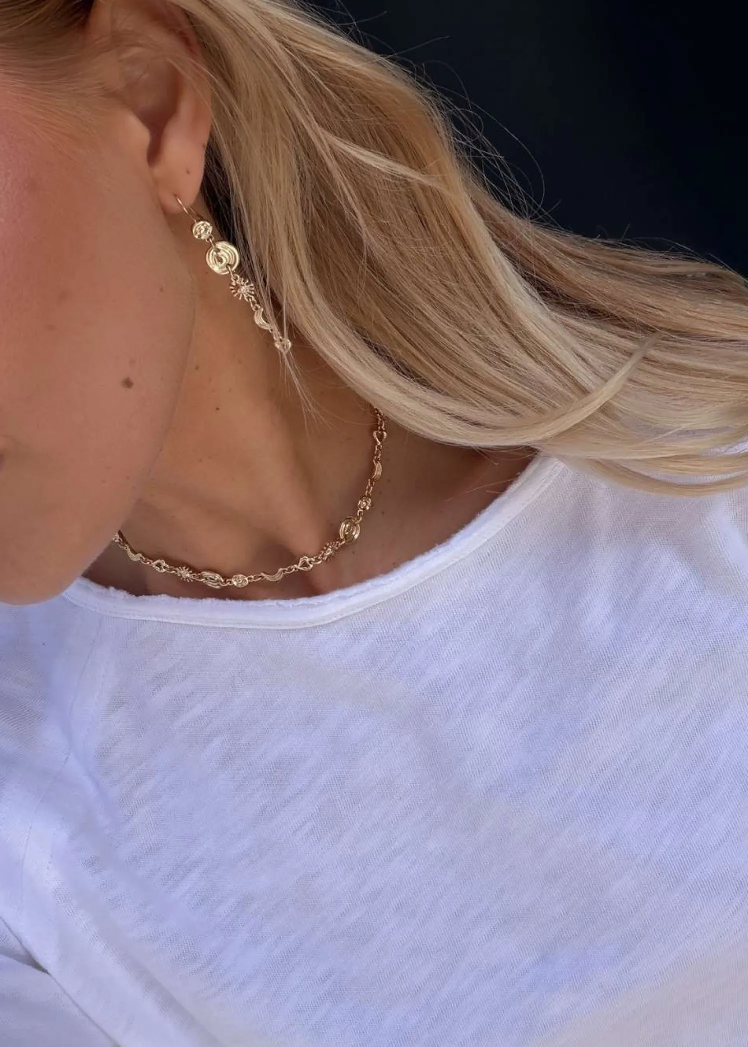 Pilgrim MISHA earrings gold-plated