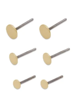 Pilgrim NORMA 3-in-1 set earrings gold-plated