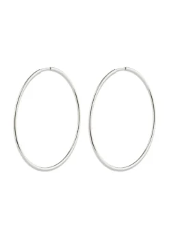 Pilgrim SANNE large hoop earrings silver-plated