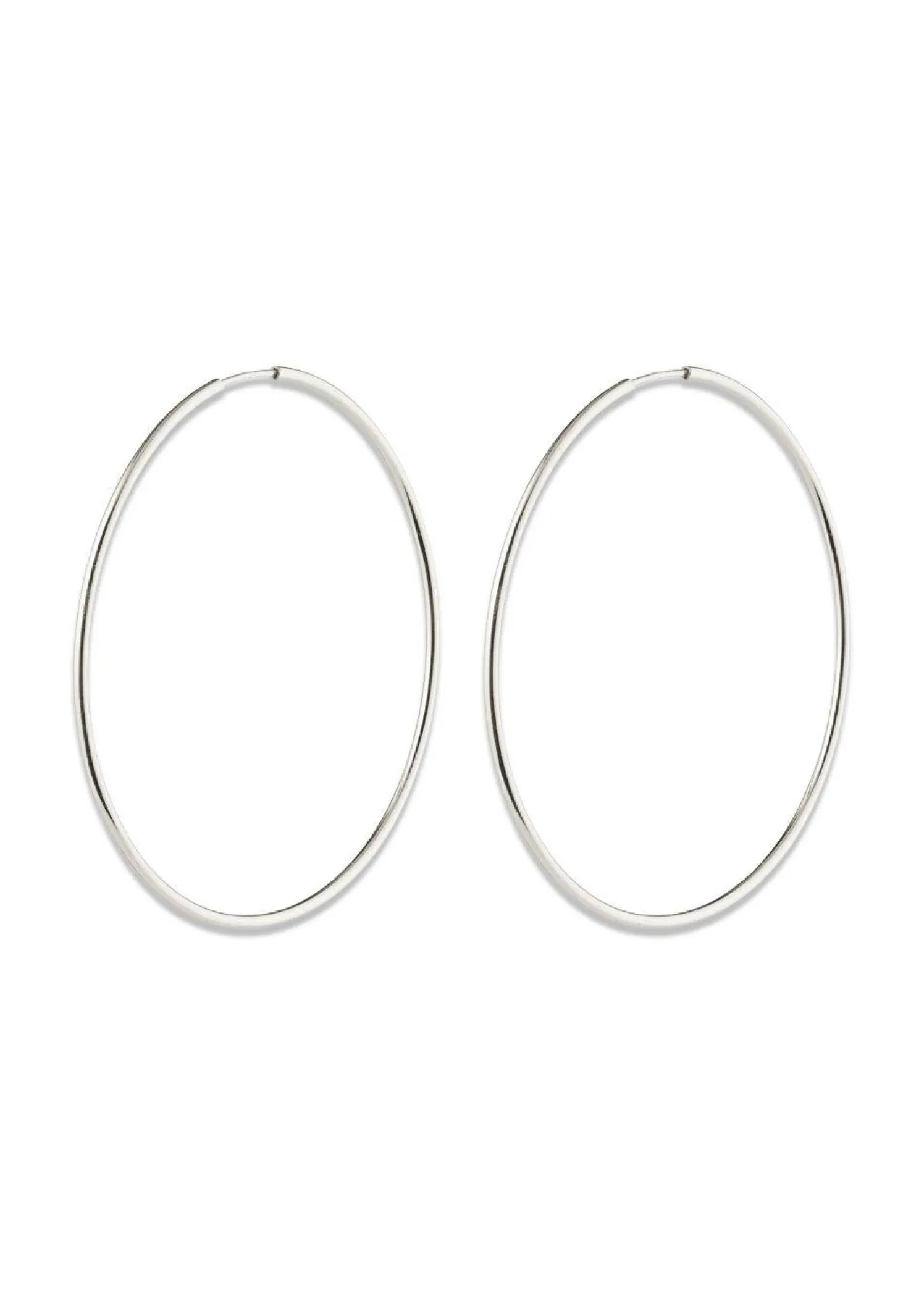 Pilgrim SANNE large hoop earrings silver-plated