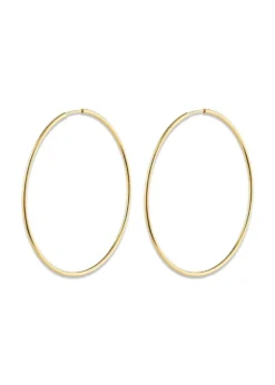 Pilgrim SANNE large hoop earrings gold-plated