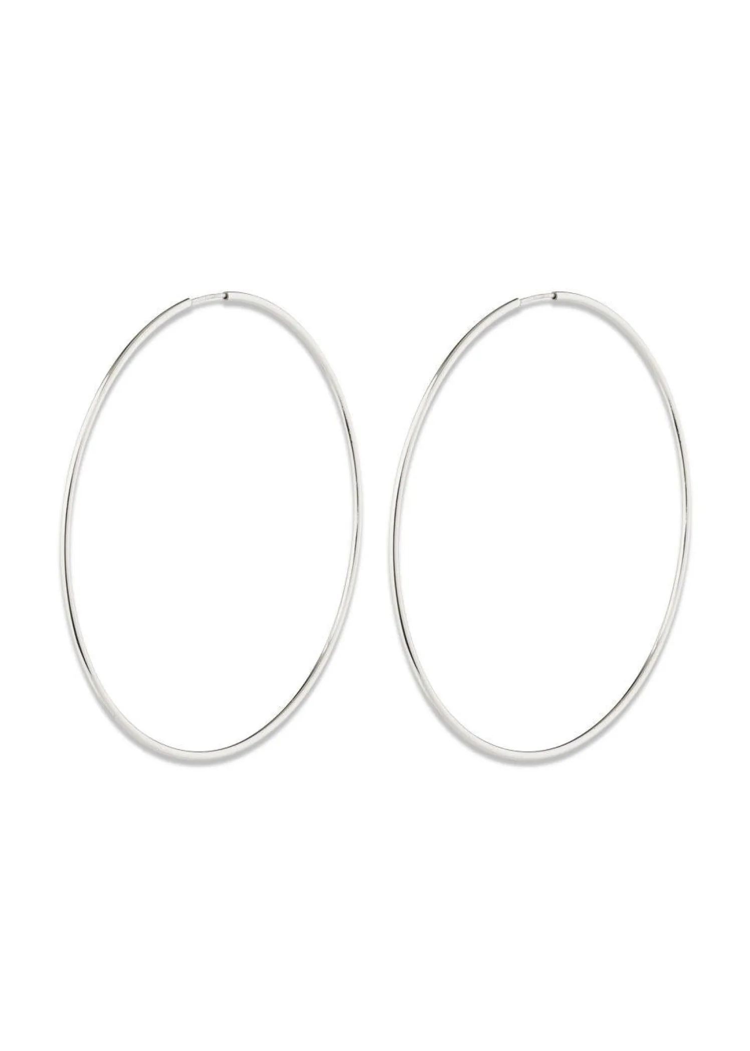 Pilgrim SANNE X-large hoop earrings silver-plated