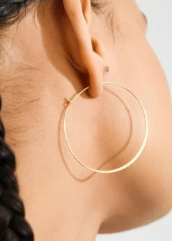 Pilgrim TILLY large hoop earrings gold-plated