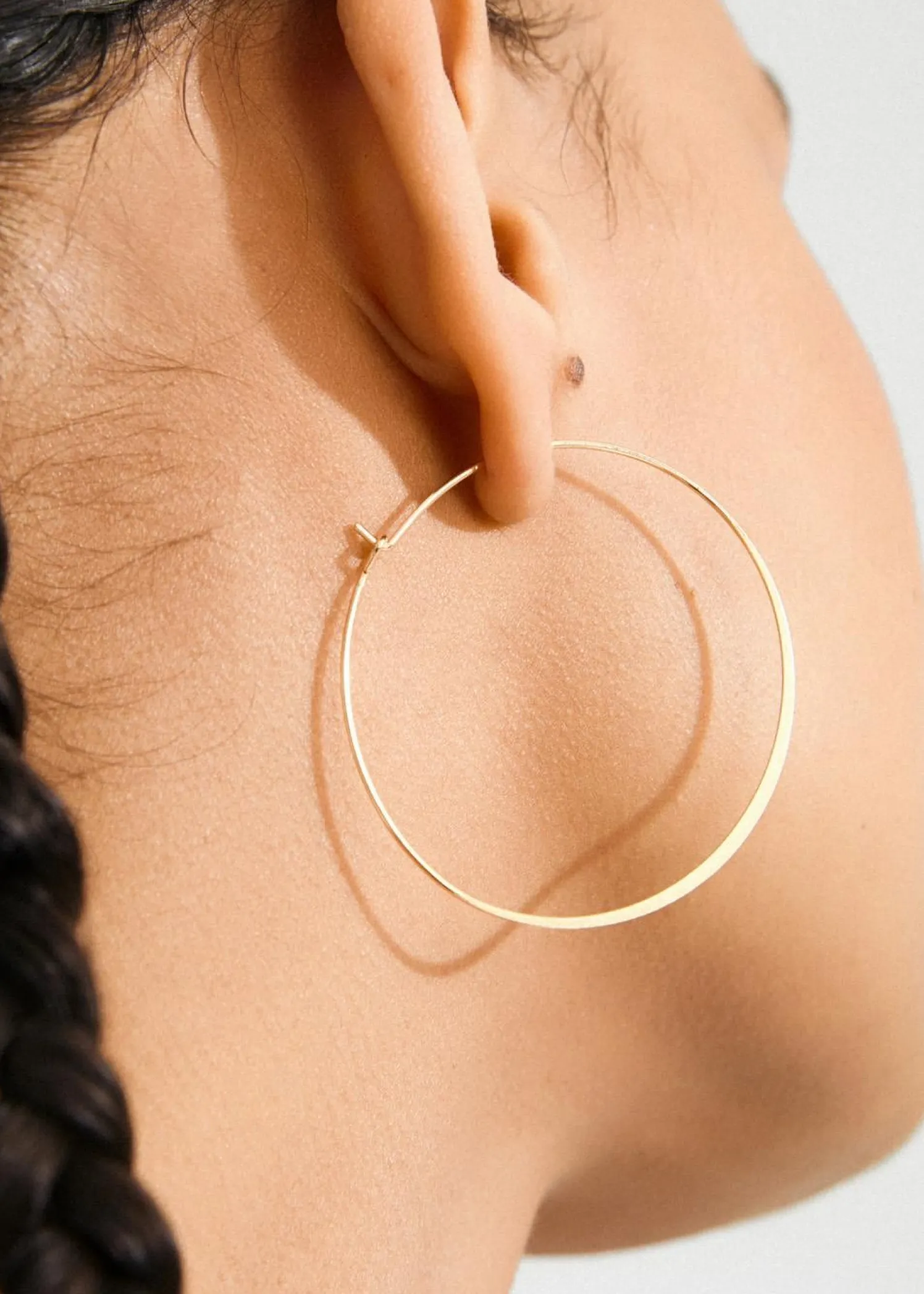 Pilgrim TILLY large hoop earrings gold-plated