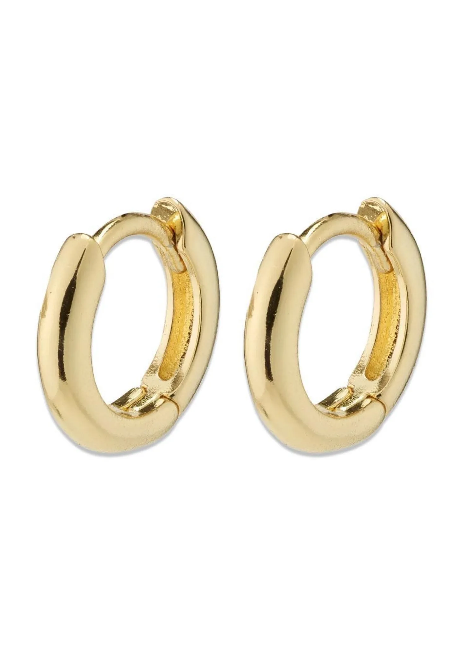 Pilgrim TYRA chunky mini hoop earrings gold-plated