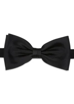 Portia Black Silk Bow Tie