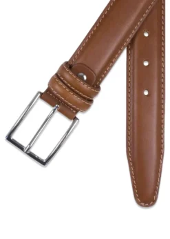 Portia Cognac Full Grain Leather Belt