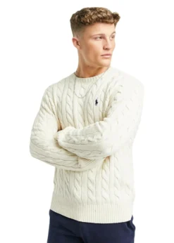 Ralph Lauren Cable Knit Cotton Sweat
