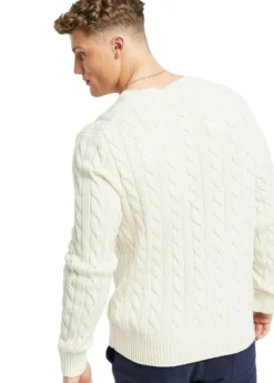 Ralph Lauren Cable Knit Cotton Sweat