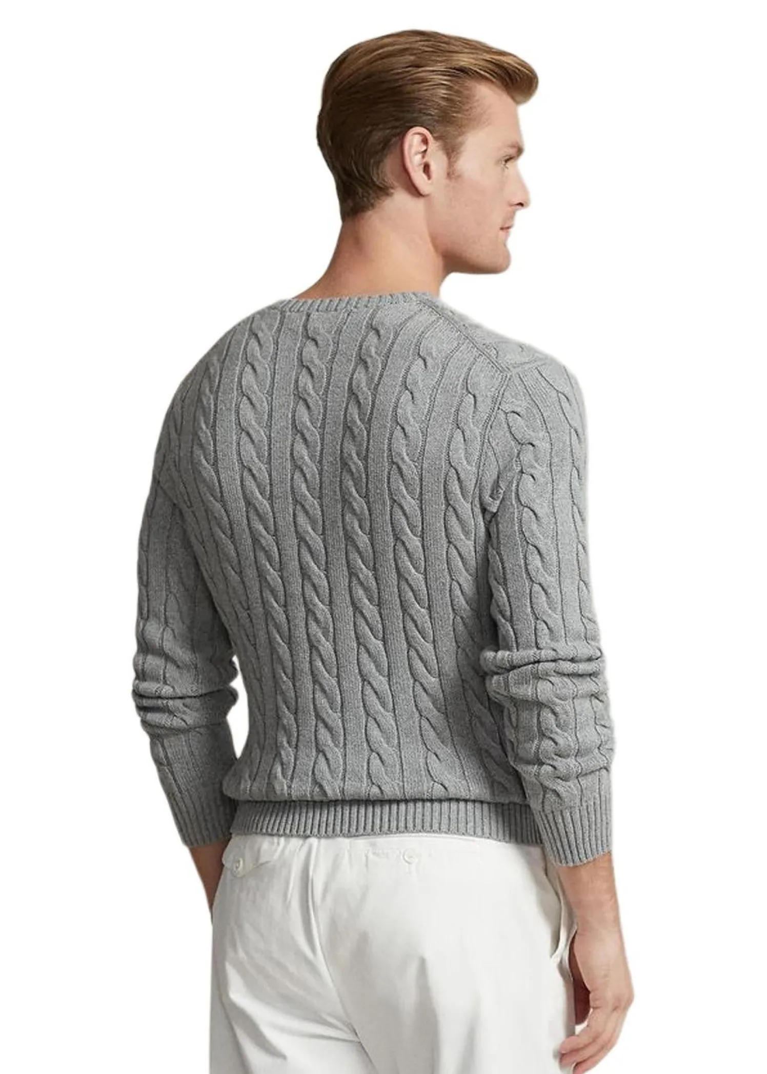 Ralph Lauren Cable Knit Cotton Sweat