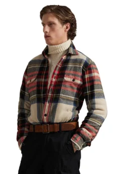 Ralph Lauren Classic Fit Plaid Flannel Workshirt
