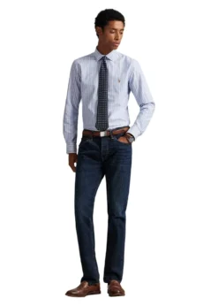 Ralph Lauren Custom Fit Striped Oxford Shirt