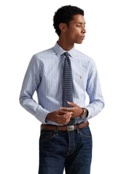 Ralph Lauren Custom Fit Striped Oxford Shirt