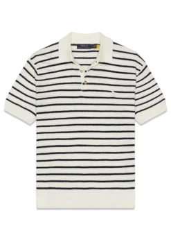 Ralph Lauren Striped Cotton Polo Sweater