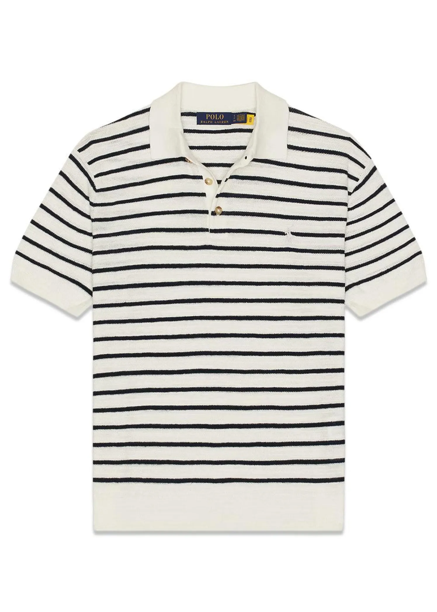 Ralph Lauren Striped Cotton Polo Sweater
