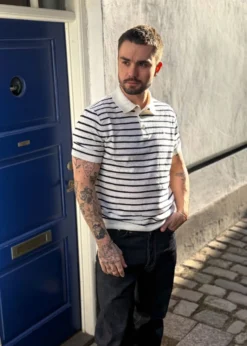 Ralph Lauren Striped Cotton Polo Sweater