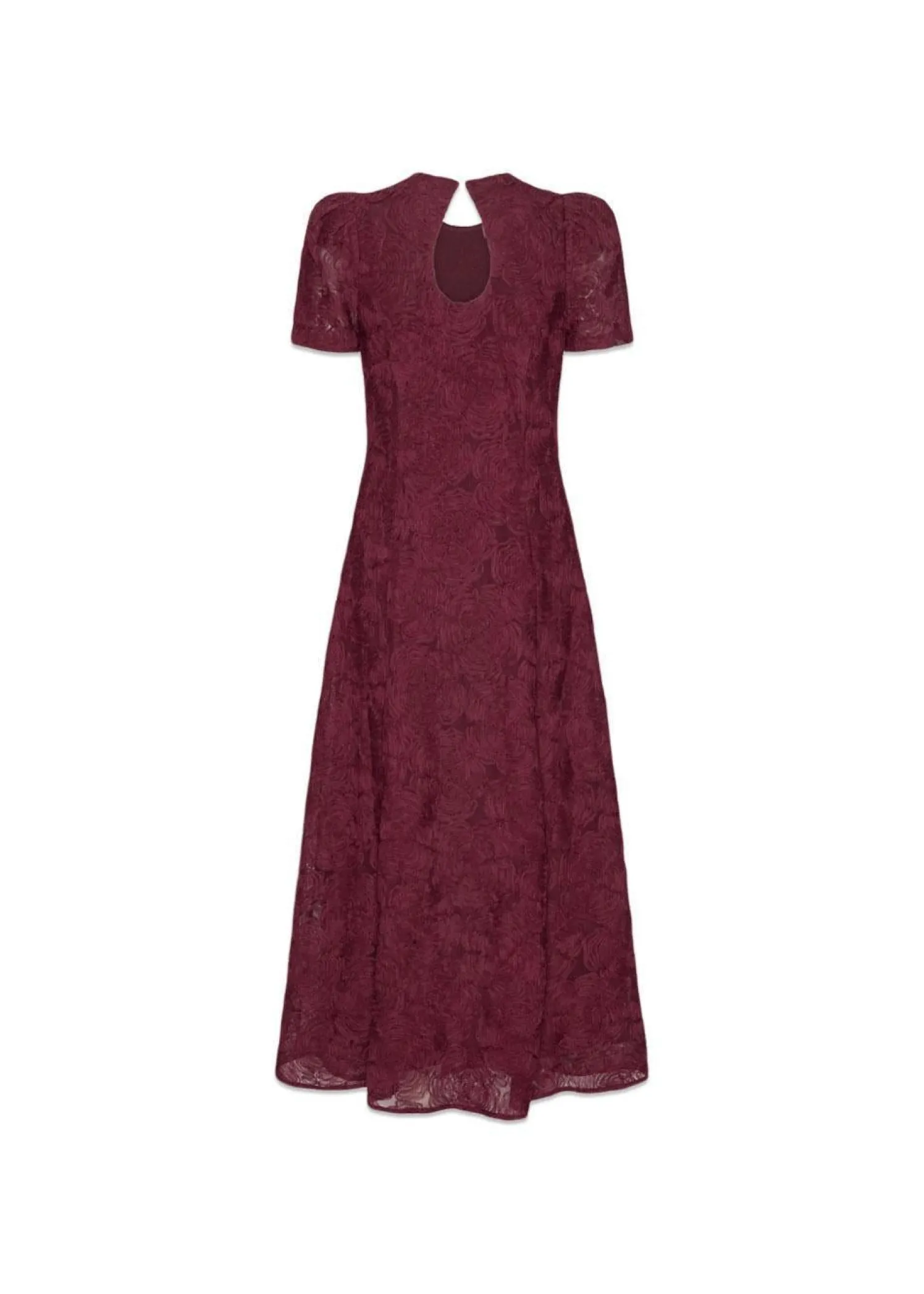 Rotate FLOWER MESH FLARED DRESS