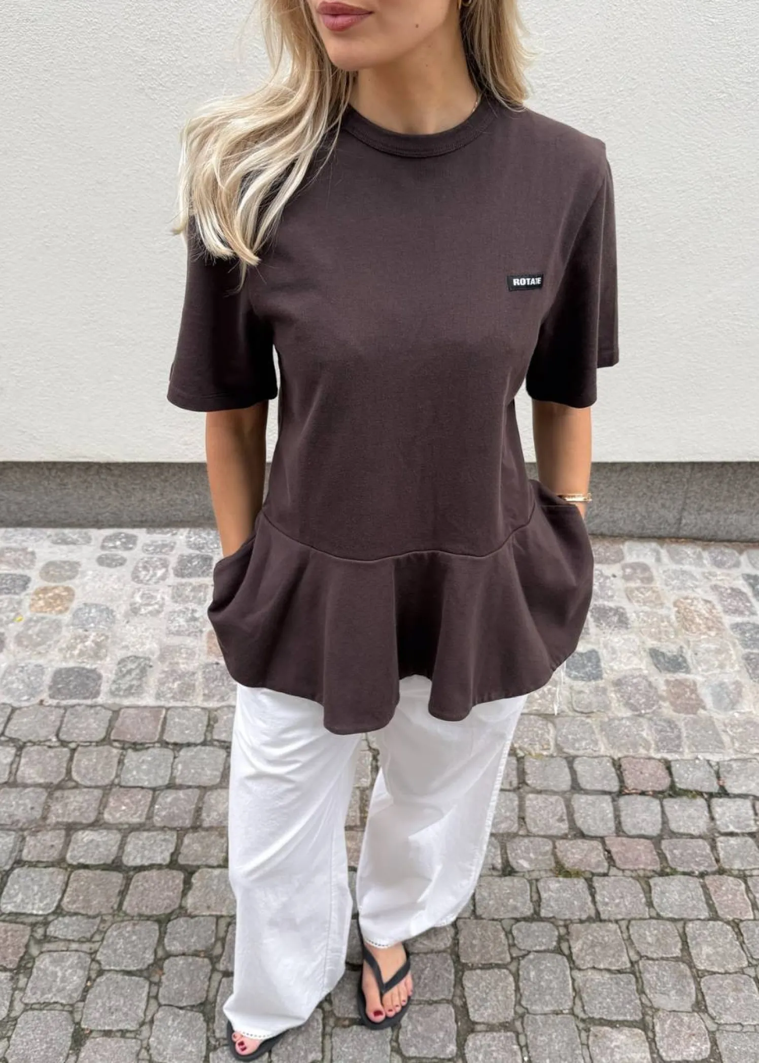 Rotate PEPLUM T-SHIRT