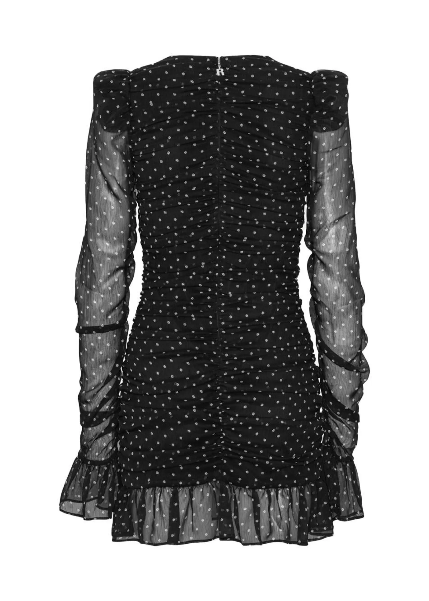 Rotate PRINTED LONG-SLEEVE DRESS