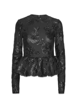 Rotate SEQUINS LS BUBBLE TOP
