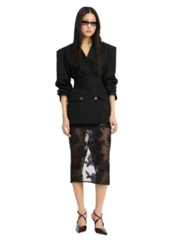 Rotate SEQUINS MIDI SKIRT