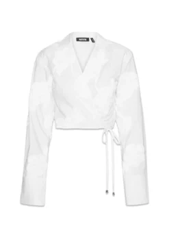 Rotate WRAP COTTON SHIRT