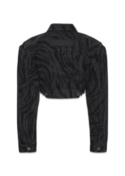 Rotate Zebra Denim Jacket