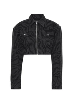 Rotate Zebra Denim Jacket