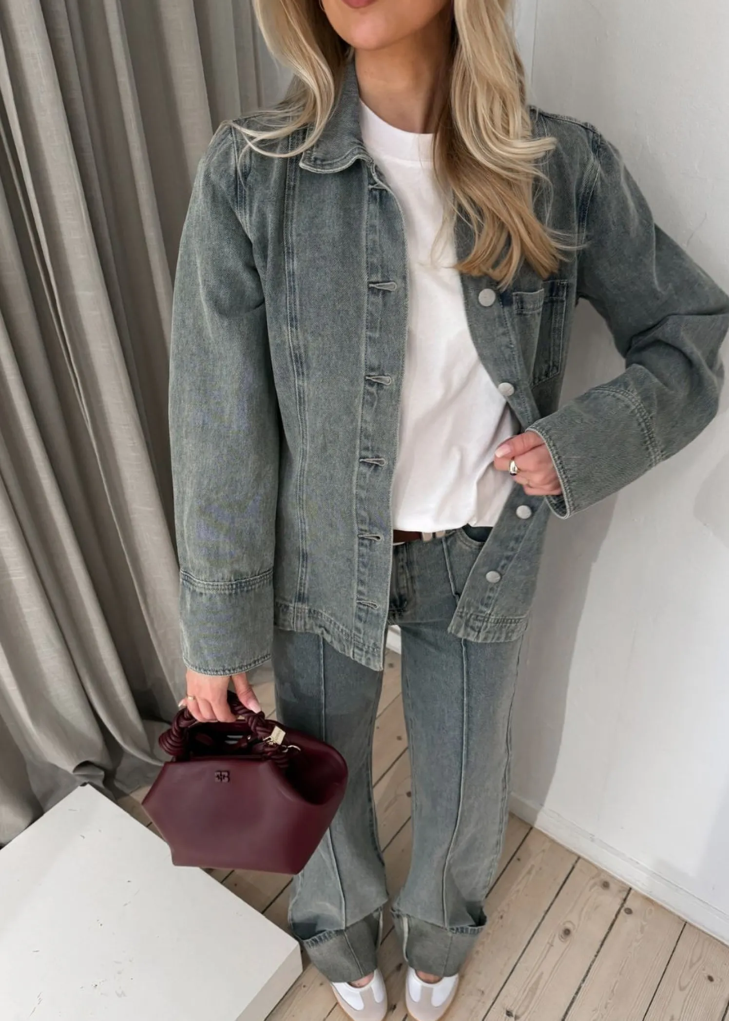 ROUGE EDIT ROUVIVIAN L/S DENIM SHIRT
